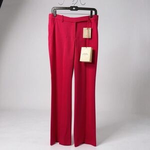 Alexander McQueen Pink Wide Leg Trousers Pants Women's US 6